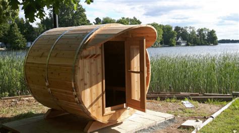 Dundalk Leisure Craft Clear Cedar Barrel Sauna My Sauna World