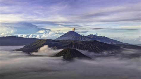 Wallpaper Id Indonesia Mount Bromo Volcano Morning K Java Indonesia Volcanoes