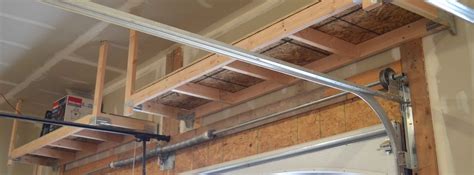 Diy How To Build Suspended Garage Shelves Building Strong