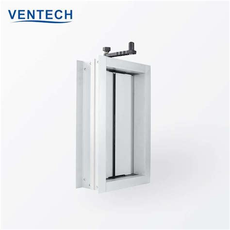 Hvac Quality Rectangular Air Duct Volume Control Damper Ventech