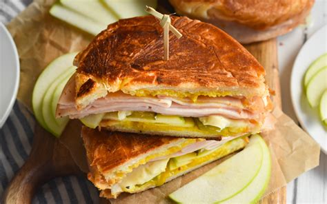 Brie Apple And Smoked Turkey Croissant Panini Eat Wheat