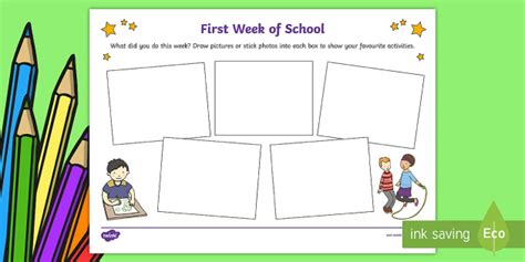 First Week Of School Worksheet Worksheet Teacher Made