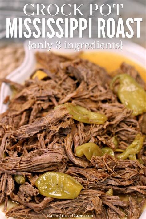 Crockpot mississippi pot roast is the most delicious and easiest pot roast you will ever make! Mississippi Pot Roast Recipe - Mississippi Pot Roast crock ...