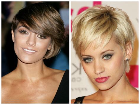 Flip hairstyle is going to give a fresh look to your hair because it has a flipped curl in the edge of the hair. 20 Best of Short Flip Haircuts For A Round Face