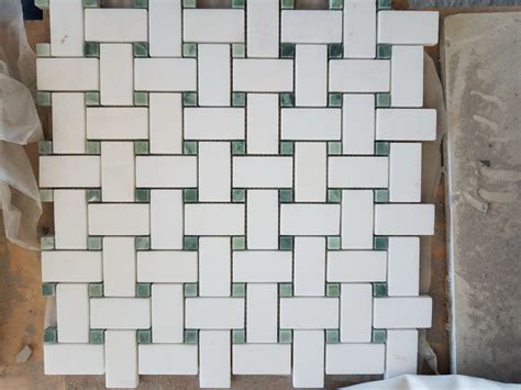 61 x 30,5 x 1 cm; Badezimmer-Marmor-Mosaik-Fliesen-Chevron-Muster SGS ...