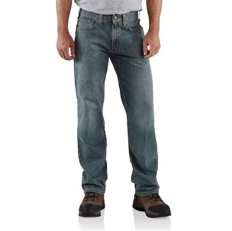 They� re made from 8 � ounce twill and a blend of 65% polyester and 35 instead, our system considers things like how recent a review is and if the reviewer bought the item on amazon. Carhartt Men's Relaxed Straight Leg Five Pocket Jean at ...