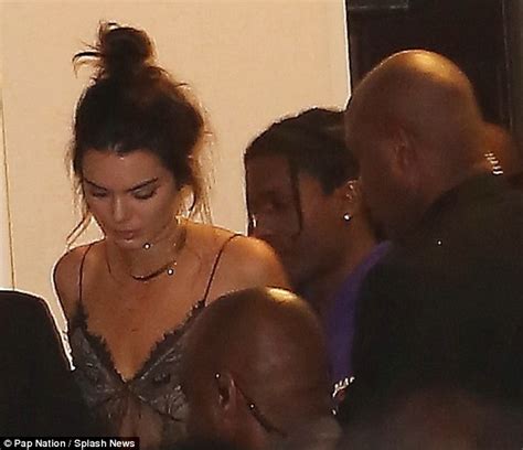 kendall jenner and asap rocky reignite romance rumours as they leave miami club daily mail online