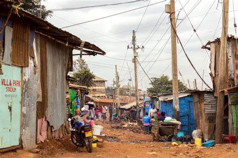Kibera Is The Biggest Slum In Africa Slums In Nairobi Kenya Stock