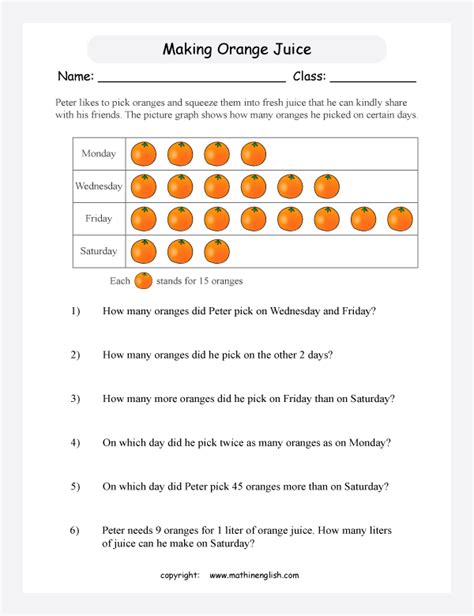 Printable Primary Math Worksheet For Math Grades 1 To 6