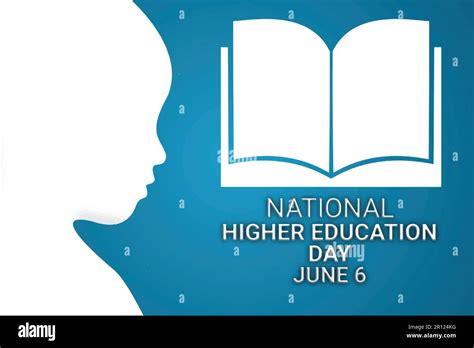 National Higher Education Day June 6 Holiday Concept Template For