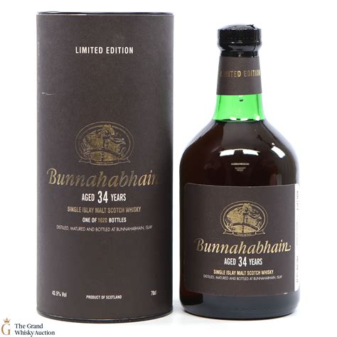 Bunnahabhain 34 Year Old Limited Edition Auction The Grand Whisky