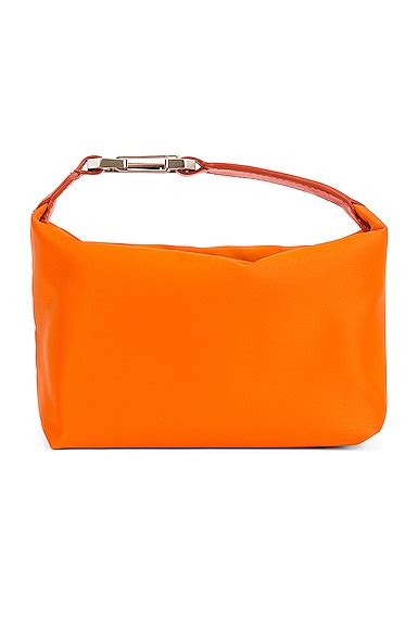 Eera Nylon Moon Bag In Orange Fwrd