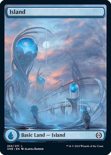 Island Mtg Art From Phyrexia All Will Be One Set By Alayna Danner