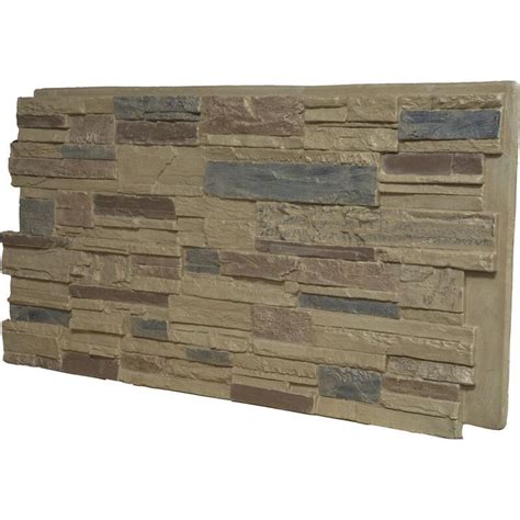 Cascade Stacked Faux Stone 2475 X 4863 Faux Wood Wall Paneling
