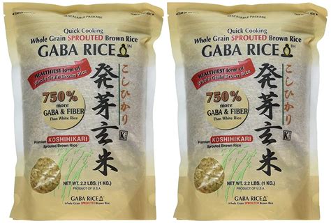 Koshihikari Premium Sprouted Brown Gaba Rice 22 Pound
