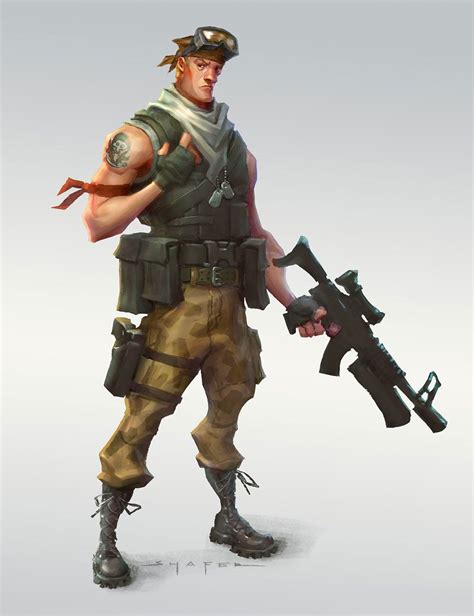Male Commando Concept From Fortnite Concept Art Fortnite Concept