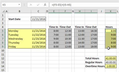How To Use Time Sheet In Excel Excel Examples