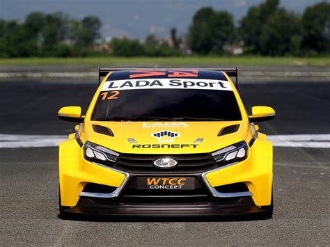Lada Unveils Vesta Wtcc Racing Car Concept And Its Very