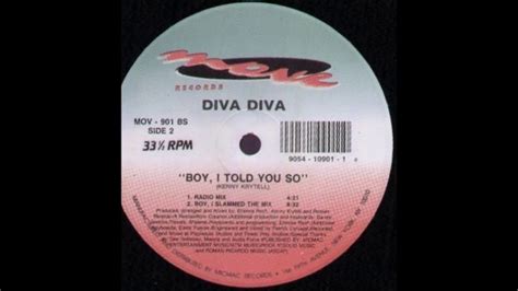 Diva Diva Boy I Told You So Radio Mix Youtube