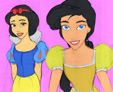 Snow White And Melody Color By 27imaginarylines On Deviantart