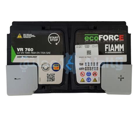 Buy Ecoforce Agm Vr760 Car Battery 12 V 70ah Vr760