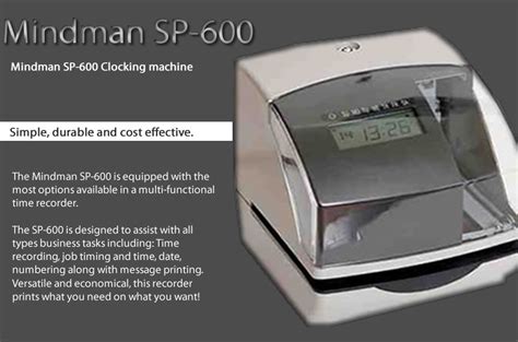 Clocking Systems Products Time Attendance Clock Card Machine Clock
