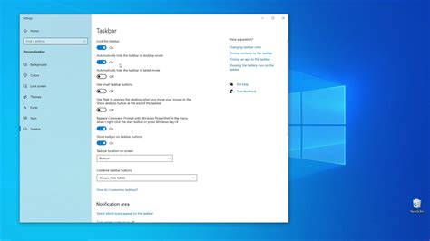 How To Automatically Hide The Taskbar In Dekstop Mode On Windows 10