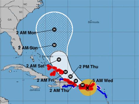 Hurricane Maria Path Latest Track Location Live Updates Cbs News