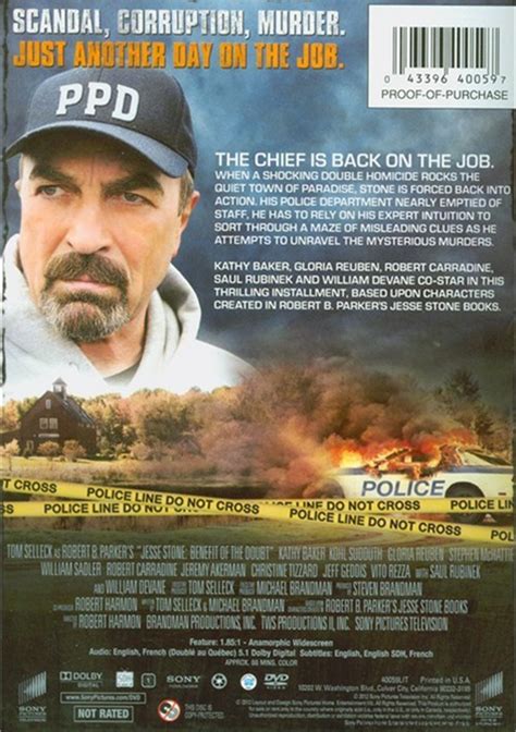 Jesse Stone Benefit Of The Doubt Dvd 2012 Dvd Empire