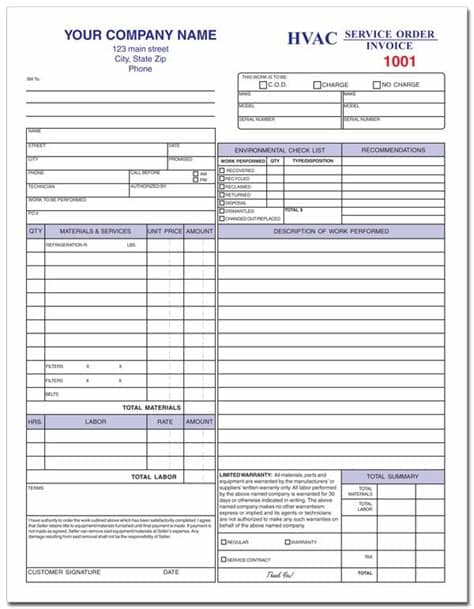 Excel is one of those options. Free HVAC Service Forms Template Before you call a AC ...