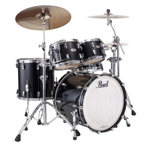 Pearl Reference Series 4pc Drum Set Piano Black