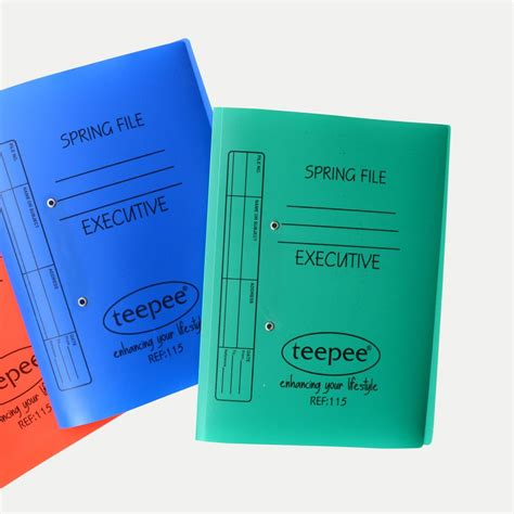 Plastic Executive Spring File Teepee Brush Manufacturers Ltd