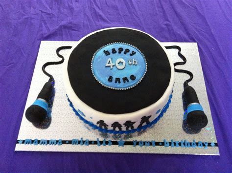 Recordkaraoke Cake Cake Creations Cake Birthday Cake