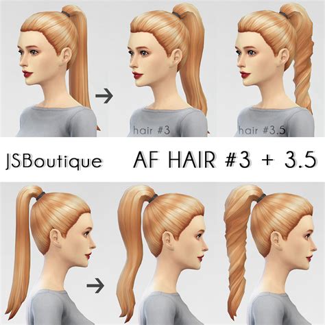 Jsboutique — Jsboutique Af Hair 3 35 Non Replacement Sims 4