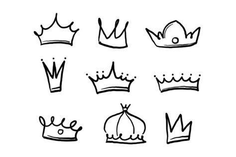 Doodle Sketch Crown Graphic By Devita Ayu Silvianingtyas Creative Fabrica