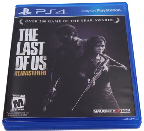 The Last Of Us Remastered Ps4 Replacement Game Case And Cover Etsy