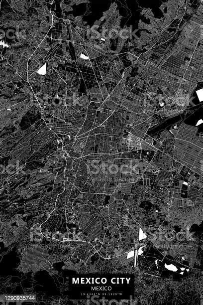 Mexico City Mexico Vector Map Stock Illustration Download Image Now