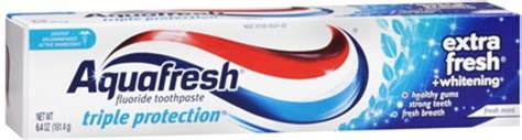 Aquafresh Triple Protection 64 Oz Extra Fresh Whitening Toothpaste