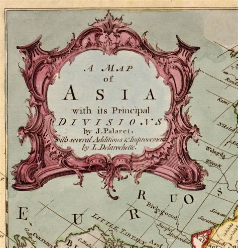Old Map Of Asia India China And South East Asia Sec Xviii Vintage