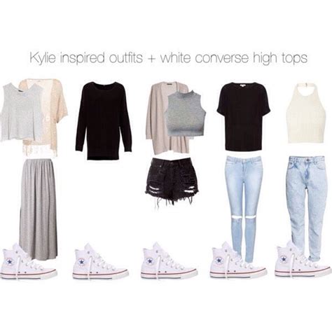 Outfits With White Converse 😍😍 High Tops Outfit Fashion White