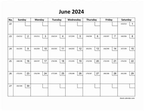 Free Download Printable June 2024 Calendar With Check Boxes