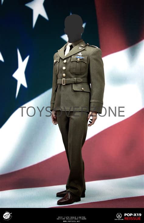Poptoys 1 6 X19 Golden Age Captain Uniform Suits