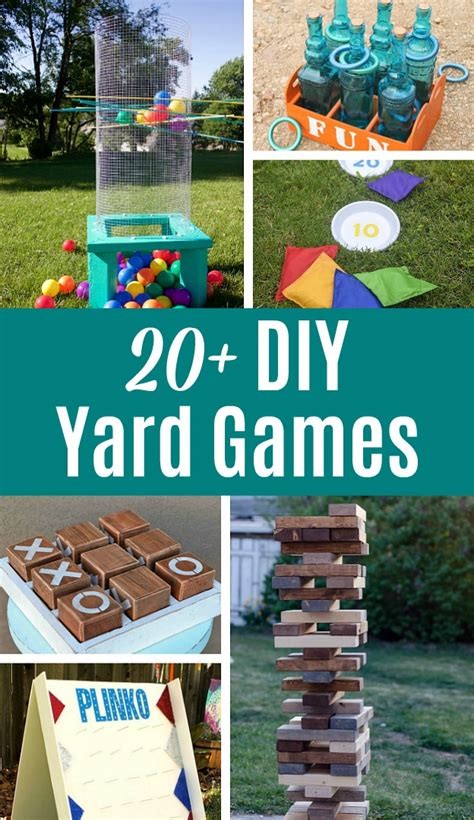 20 Diy Yard Games For The Best Summer Ever Hello Little Home