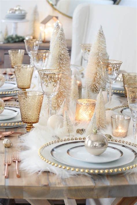 Winter Wonderland Tablescape Christmas Tablescapes Holiday Party