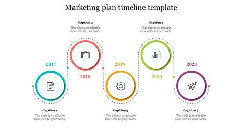 Creative Marketing Plan Timeline Template Presentation