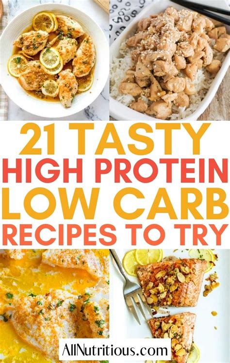 21 Tasty High Protein Low Carb Recipes All Nutritious
