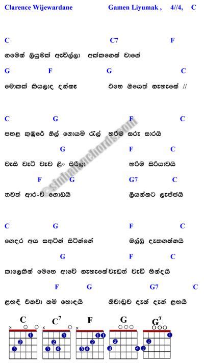 New Sinhala Song Guitar Chords Get Images Four Hot Sex Picture