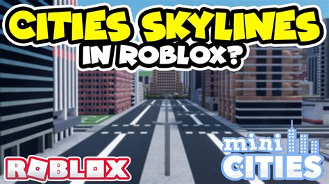 Is This Cities Skylines 2 In Roblox Playing This Mini City Builder