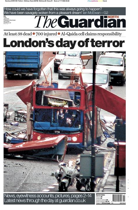 The guardian says a damning report has found multiple shortcomings in the government's £18bn ppe contracts process. 7/7 Bombings: How Newspaper Front Pages Covered Britain's ...