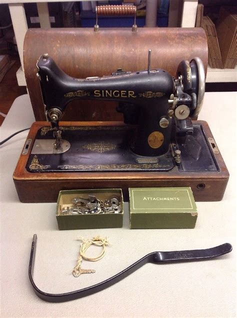 Awesome Antique Singer Electric Sewing Machine 99 13 Knee Lever Control